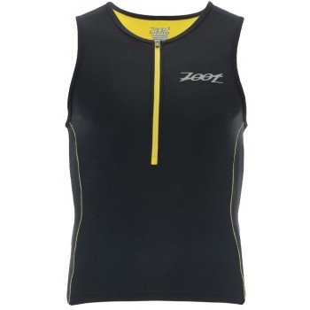 DEBARDEUR ZOOT SPORTS PERFORMANCE TRI GREY/YELLOW POUR HOMMES