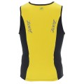 DEBARDEUR ZOOT SPORTS PERFORMANCE TRI GREY/YELLOW POUR HOMMES