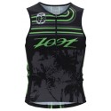 DEBARDEUR ZOOT SPORTS PERFORMANCE TRI TEAM BLACK/GREEN FLASH POUR HOMMES