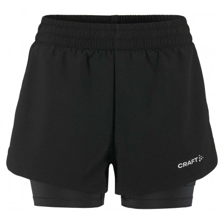 CRAFT ADV ESSENCE SHORT 2 IN 1 BLACK 2.0 FOR WOMEN'S