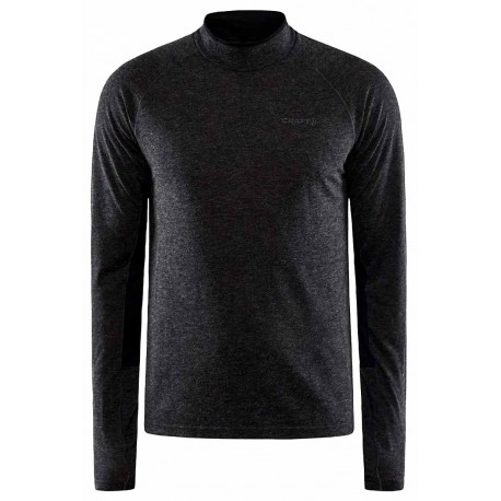 T-SHIRT MANCHES LONGUES CRAFT ADV SUBZ WOOL 2 BLACK POUR HOMMES