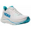 HOKA CLIFTON 10 WHITE/SKYWARD BLUE FOR MEN'S