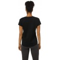 ASICS BIG LOGO TEE BLACK FOR WOMEN'S
