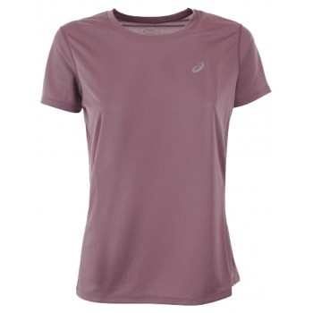 ASICS CORE SS TOP DUSTY MAUVE FOR WOMEN'S