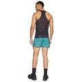 SHORT ASICS FUJITRAIL PRINT 5INCH RAINY LAKE/WHITE SAGE POUR HOMMES