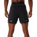 SHORT ASICS ROAD 2EN1 5 INCH BLACK/GRAPHITE GREY POUR HOMMES