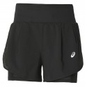 SHORT ASICS ROAD 2EN1 3.5 INCH BLACK POUR FEMMES