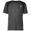 T-SHIRT ASICS ROAD SS TOP PERFORMANCE BLACK POUR HOMMES