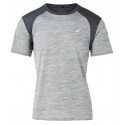 T-SHIRT ASICS ROAD SS TOP PIEDMONT GREY/DARK GREY POUR HOMMES
