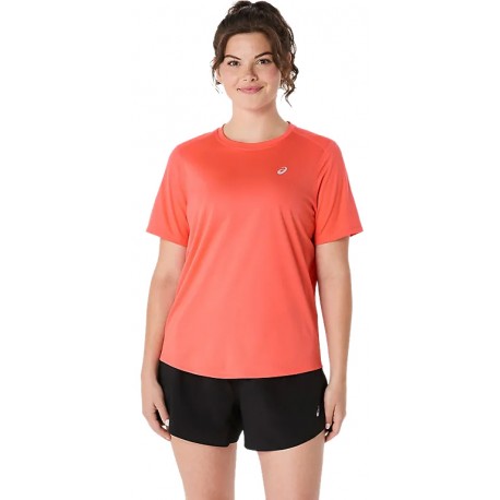 ASICS SILVER SS TOP FLASH CORAL FOR WOMEN'S