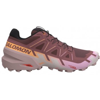 CHAUSSURES SALOMON SPEEDCROSS 6 CATAWBA GRAPE/PAPAYA/DEAUVILLE MAUVE POUR FEMMES