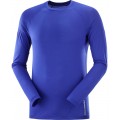 SALOMON CROSS RUN LS TEE SURF THE WEB FOR MEN'S