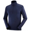 PULL SALOMON ESSENTIAL LIGHTWARM HALF ZIP NIGHT SKY POUR HOMMES