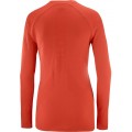 T-SHIRT MANCHES LONGUES SALOMON SENSE FIERY RED POUR FEMMES
