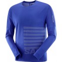 T-SHIRT MANCHES LONGUES SALOMON SENSE AERO GFX SURF THE WEB/RAINY DAY POUR HOMMES