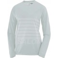 T-SHIRT MANCHES LONGUES SALOMON SENSE AERO GFX MYSTIE BLUE/WHITE POUR FEMMES