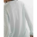 T-SHIRT MANCHES LONGUES SALOMON SENSE AERO GFX MYSTIE BLUE/WHITE POUR FEMMES