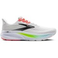 CHAUSSURES BROOKS GHOST 17 WHITE/PINK CLAY/GECKO POUR HOMMES