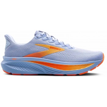 CHAUSSURES BROOKS GHOST 17 BLUE HERON/WHITE/ORANGE POUR FEMMES