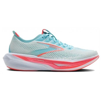 CHAUSSURES BROOKS HYPERION 3 WHITE/PINK CLAY/ATOMIZER POUR FEMMES