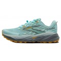 CHAUSSURES BROOKS CASCADIA 19 CLEARWATER/PRIMER GREY/APRICOT POUR FEMMES