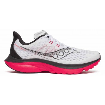 CHAUSSURES SAUCONY KINVARA 16 WHITE/RED POUR HOMMES