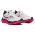 CHAUSSURES SAUCONY KINVARA 16 WHITE/RED POUR HOMMES
