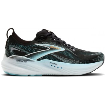 BROOKS GLYCERIN GTS 22 BLACK/ATOMIZER/BLAZING ORANGE FOR MEN'S