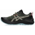CHAUSSURES ASICS GEL TRABUCO 12 SMOG GREEN/FEATHER GREY POUR HOMMES