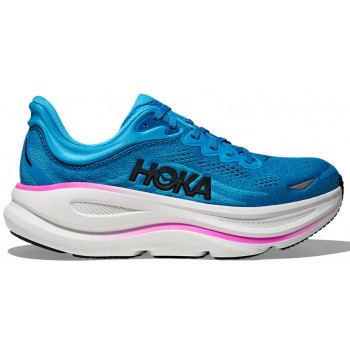 HOKA BONDI 9 SKYWARD BLUE/NEON FUCHSIA FOR WOMEN'S