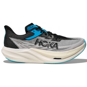 HOKA ROCKET X 3 WHITE/BLACK UNISEX