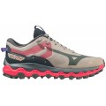 MIZUNO WAVE MUJIN 9 MOONSTRUCK/STORMY WEATHER/PINK FOR WOMEN'S