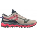 MIZUNO WAVE MUJIN 9 MOONSTRUCK/STORMY WEATHER/PINK FOR WOMEN'S