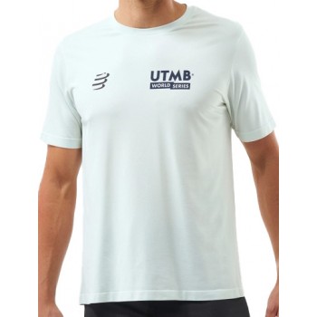 COMPRESSPORT TRAINING SS TEE UTMB 2025 ICE FLOW FOR MEN'S