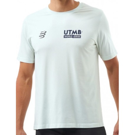 COMPRESSPORT TRAINING SS TEE UTMB 2025 ICE FLOW FOR MEN'S