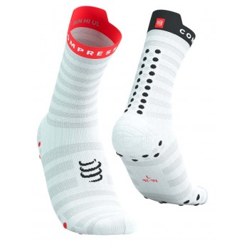 COMPRESSPORT PRO RACING ULTRA LIGHT SOCKS V4 HC FLUO/RED UNISEX