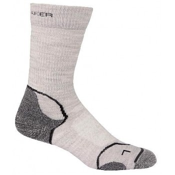 ICEBREAKER HIKE+ LIGHT CREW GRAY SOCKS FOR MEN'S