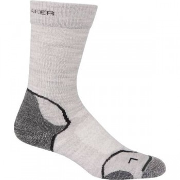 ICEBREAKER HIKE+ LIGHT CREW GRAY SOCKS FOR WOMEN'S