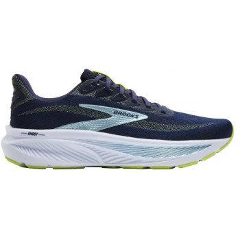 CHAUSSURES BROOKS GHOST 17 PEACOT/LIME/BLUE POUR HOMMES