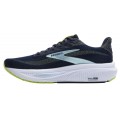 CHAUSSURES BROOKS GHOST 17 PEACOT/LIME/BLUE POUR HOMMES