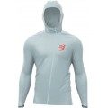 VESTE COMPRESSPORT HURRICANE 10/10 GREY DAWN POUR HOMMES