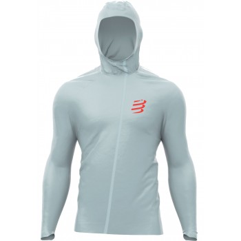 VESTE COMPRESSPORT HURRICANE 10/10 GREY DAWN POUR HOMMES