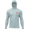 VESTE COMPRESSPORT HURRICANE 10/10 GREY DAWN POUR HOMMES