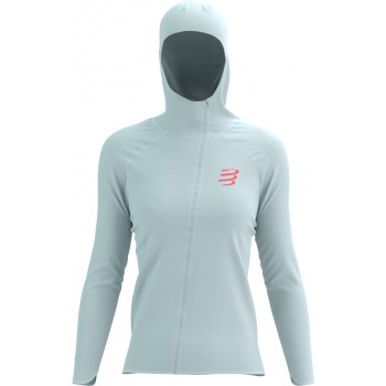 VESTE COMPRESSPORT HURRICANE 10/10 GREY DAWN POUR FEMMES