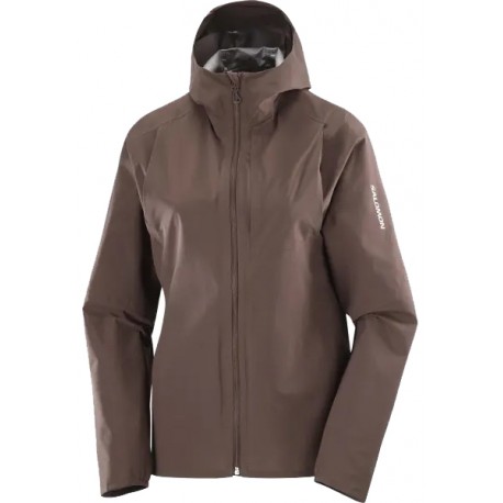 VESTE SALOMON BONATTI TRAIL COFFEE BEAN POUR FEMMES