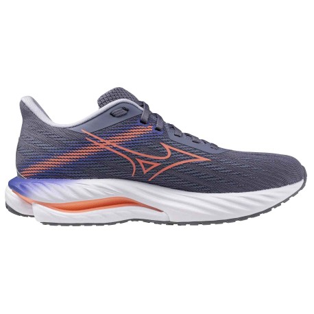 MIZUNO WAVE INSPIRE 21 BLUE GRANITE/STRIKING CORAL/IRIS BLOOM FOR WOMEN'S