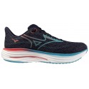 MIZUNO WAVE RIDER 29 ODYSSEY GRAY/CAPRI BREEZE/CALYPSO CORAL FOR MEN'S