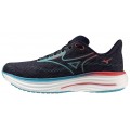CHAUSSURES MIZUNO WAVE RIDER 29 ODYSSEY GRAY/CAPRI BREEZE/CALYPSO CORAL POUR HOMMES