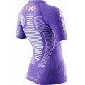 T-SHIRT X-BIONIC EFFEKTOR RUN PURPLE/WHITE POUR FEMMES