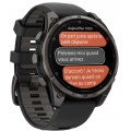 MONTRE GARMIN FENIX 8 PRO 47MM AMOLED SAPPHIRE BLACK/CARBON GREY UNISEXE